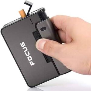 Focus Cigarette Case with Lighter